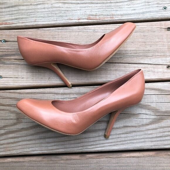 Celine Round/Almond Toe Leather Pumps MISMATCH - Picture 3 of 8